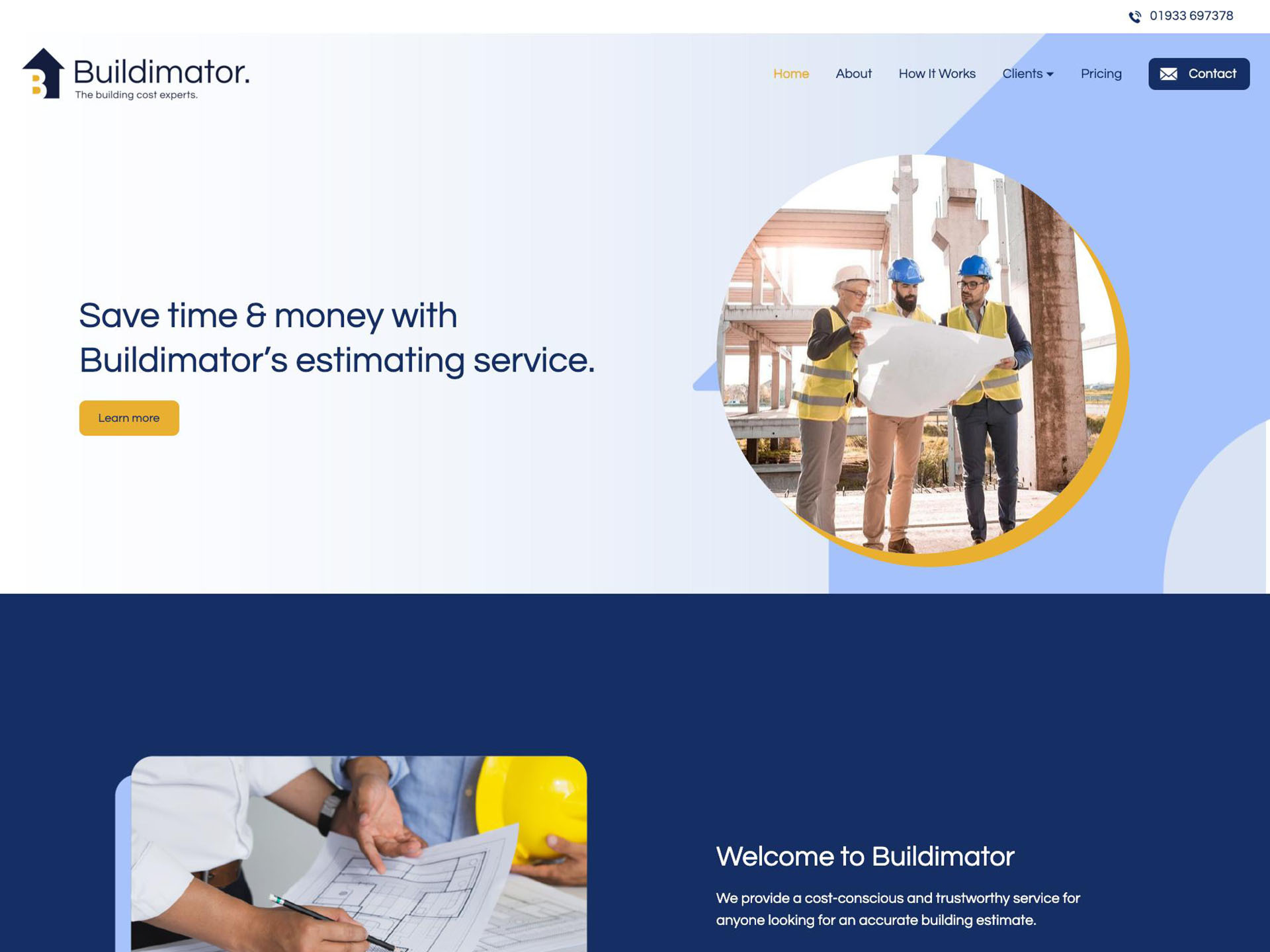 Buildimator website design by it'seeze